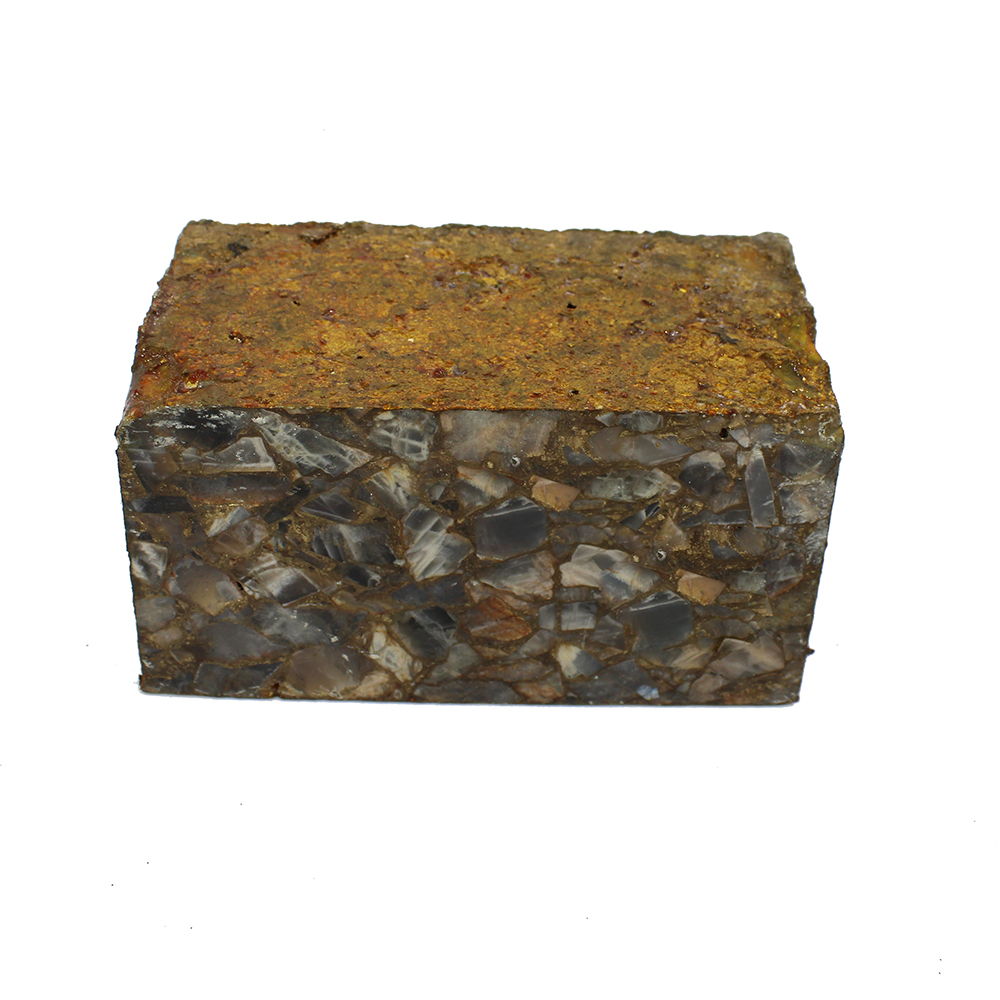 Grey Moonstone Copper 123x66mm Rough Slab 1267 Gm