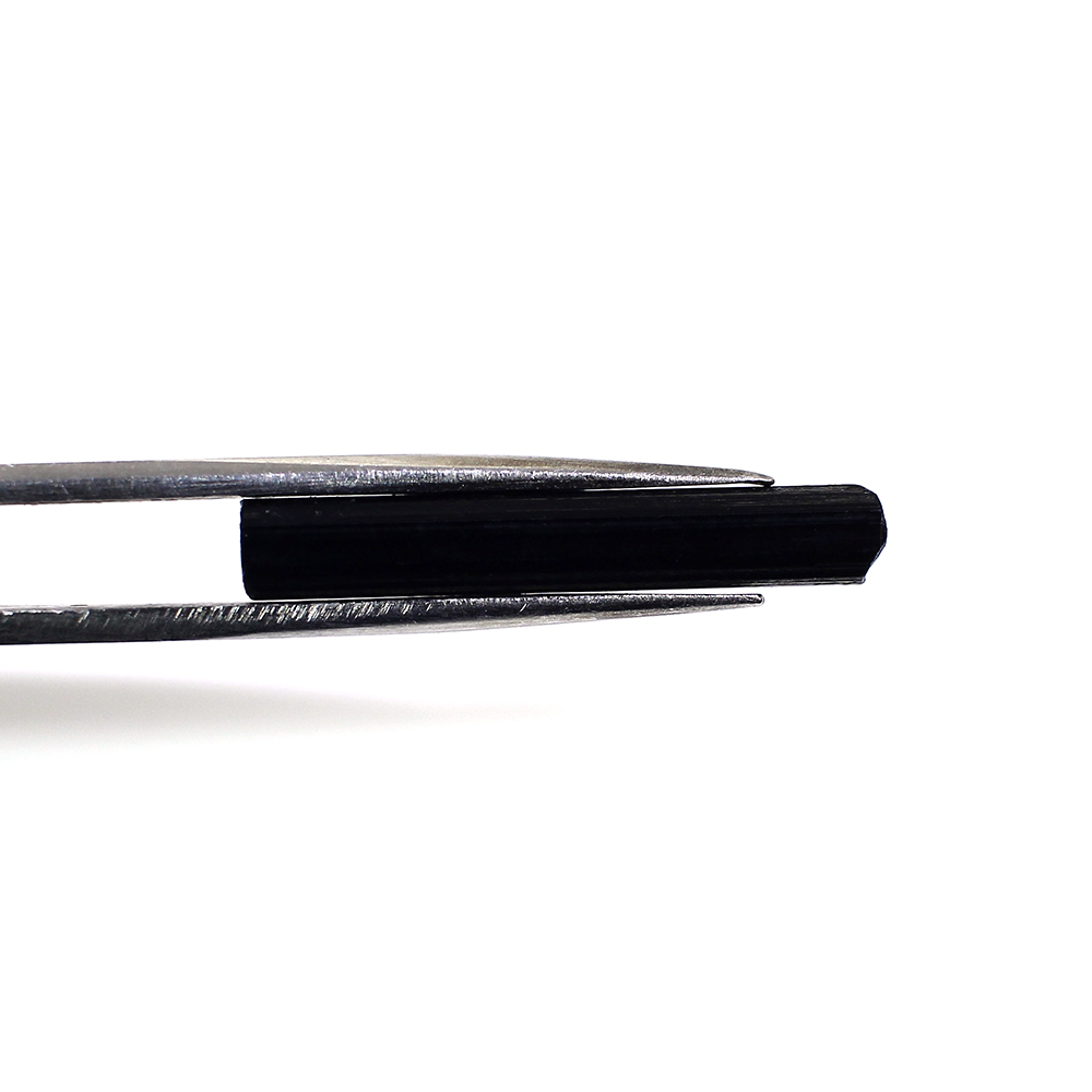 Natural Black Tourmaline 23x3mm Raw Rock 395 Cts