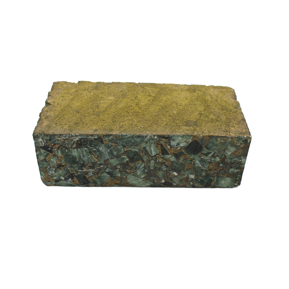 Seraphinite Copper 130x42mm Rough Slab 90360 Gms