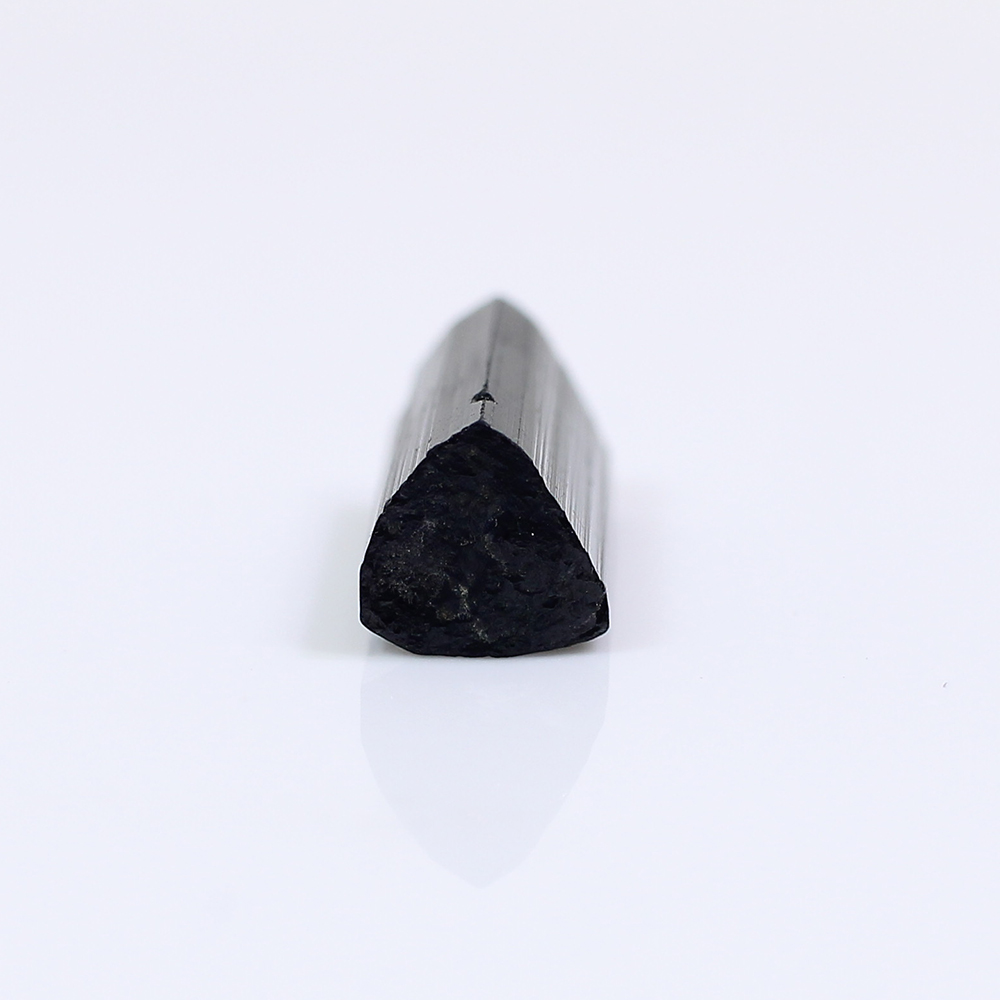 Natural Black Tourmaline 14x6mm Raw Rock 5.85 Cts