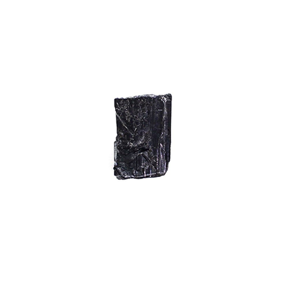 Natural Black Tourmaline 12x7mm Raw Rock 520 Cts