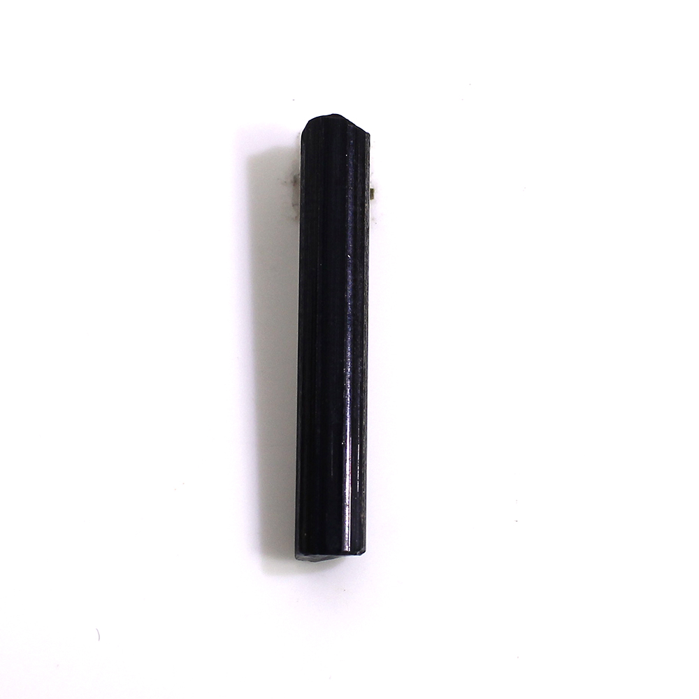 Natural Black Tourmaline 23x3mm Raw Rock 395 Cts