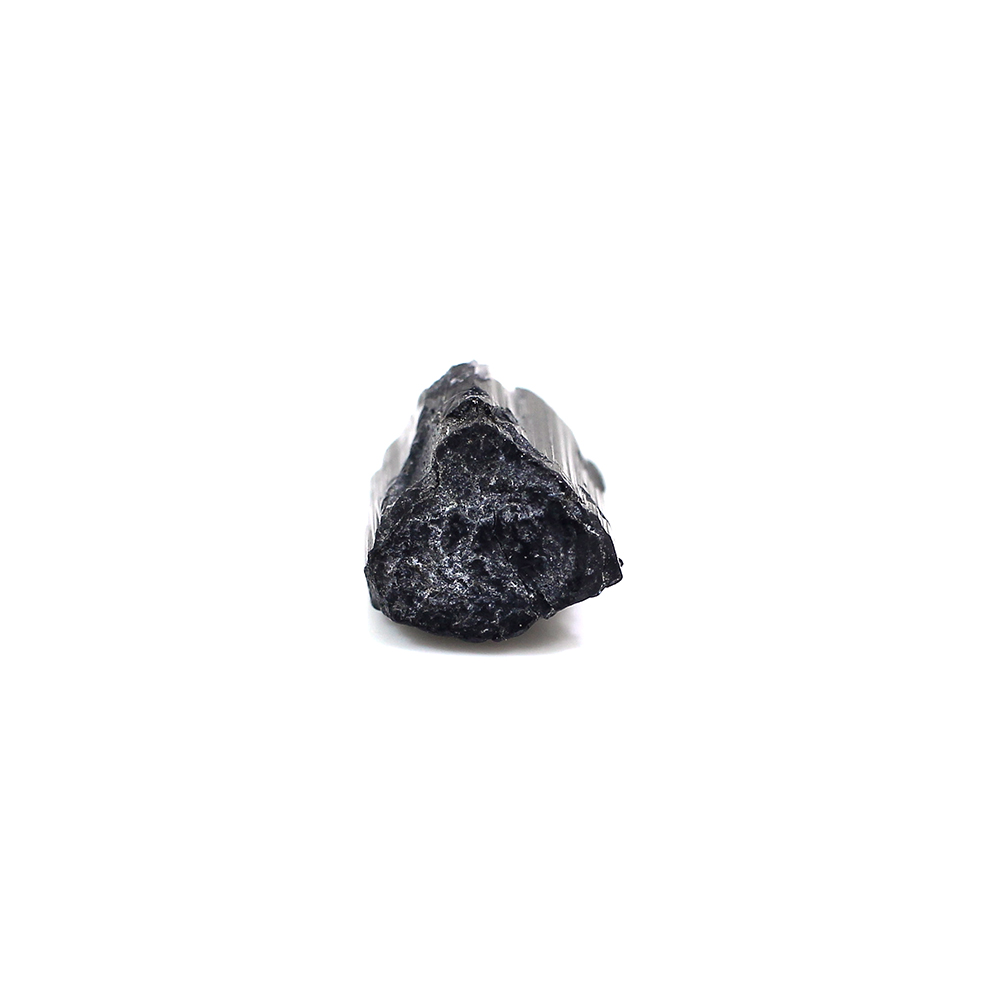 Natural Black Tourmaline 12x7mm Raw Rock 520 Cts
