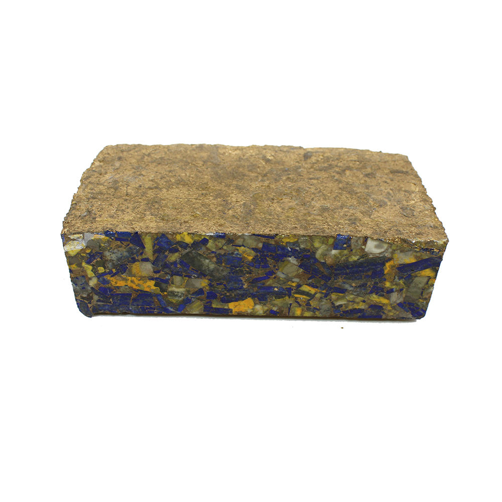 Lapis Lazuli Bumble Bee Copper 135x38mm Rough Slab 97480 Gms