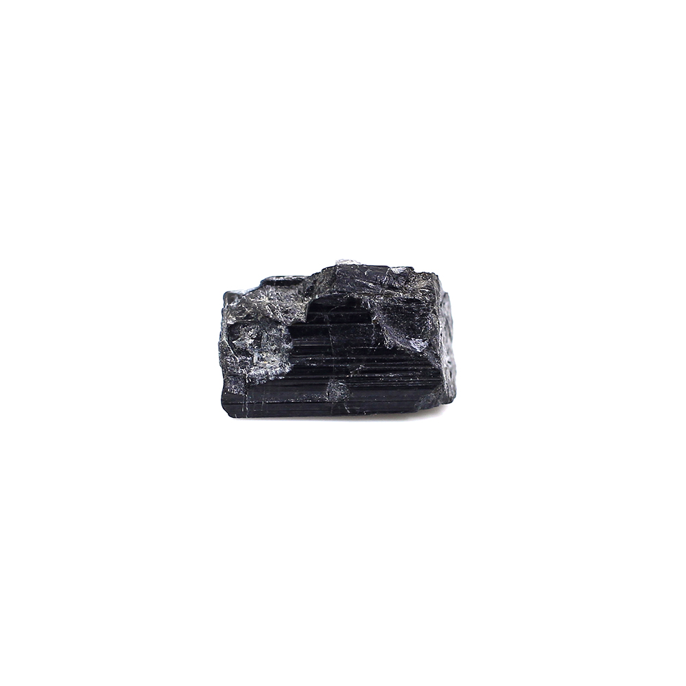 Natural Black Tourmaline 12x7mm Raw Rock 520 Cts