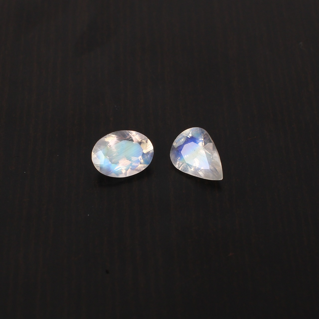 1 Pcs Natural Rainbow Moonstone 8x6mm Oval Cut Pear Cut 150ct Wholesale Lot