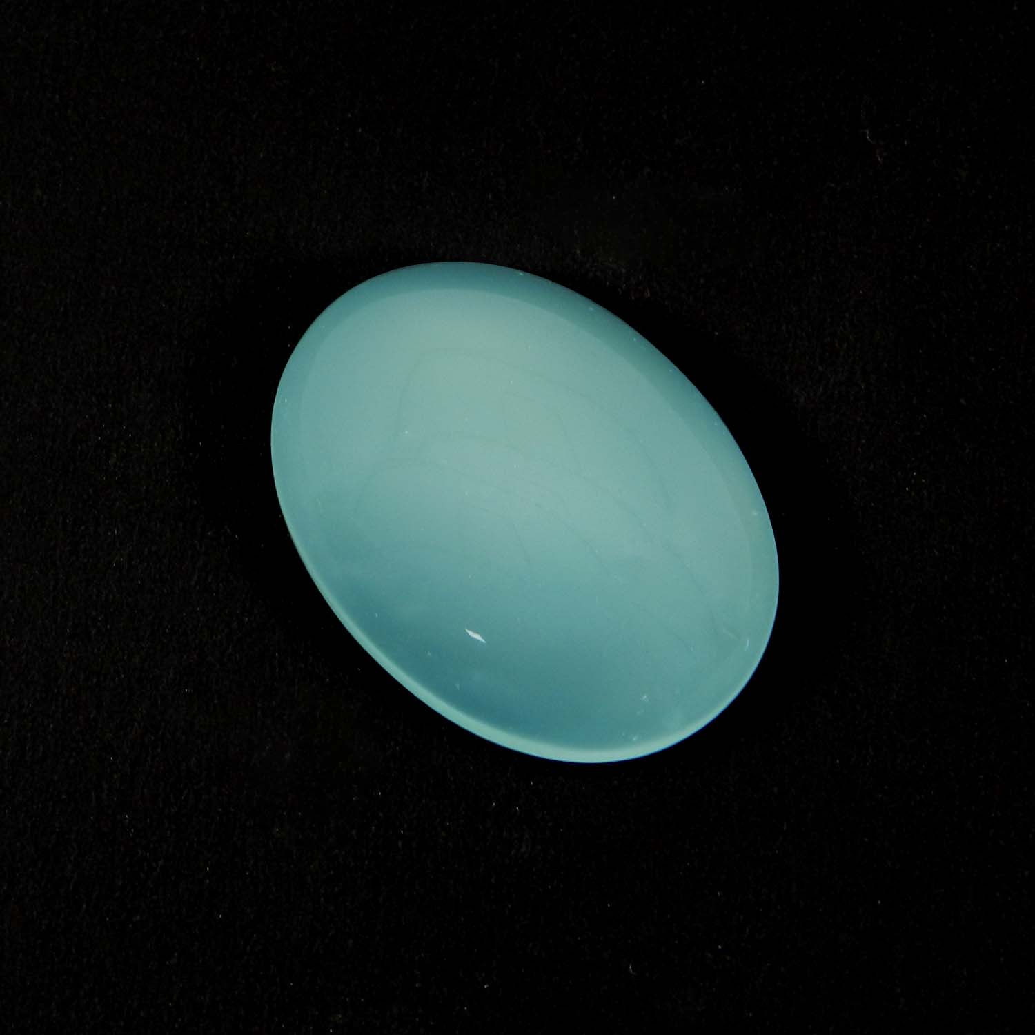 Wholesale Gemstone Aqua Chalcedony 23x17mm Oval Cabochon 2040 Cts