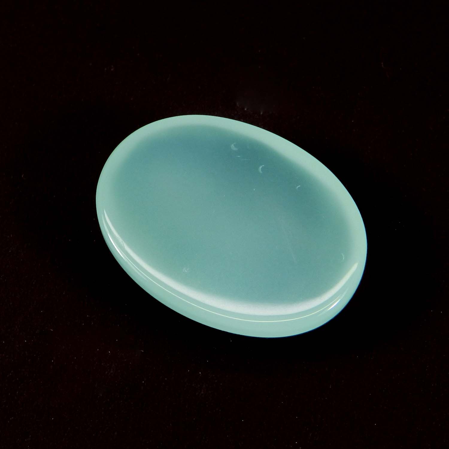 Wholesale Gemstone Aqua Chalcedony 23x17mm Oval Cabochon 2040 Cts