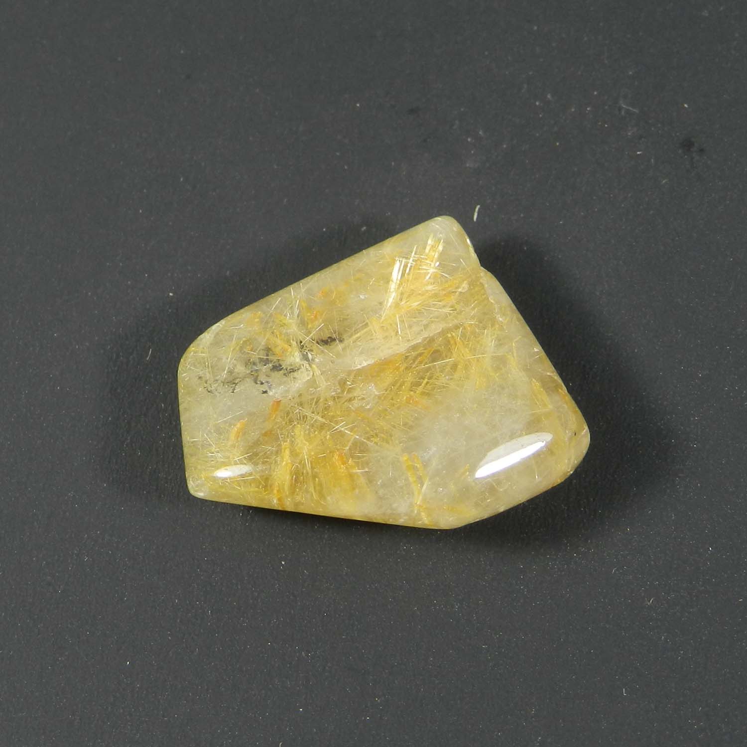 Wholesale Gemstone Golden Rutile Quartz 20x17mm Fancy Cabochon 2160 Cts