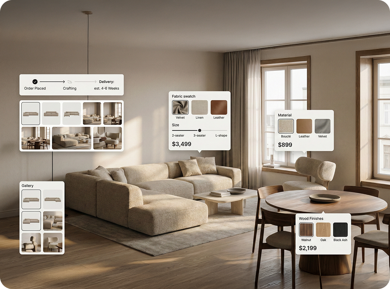 eCommerce Websites for Made-to-Order Furniture