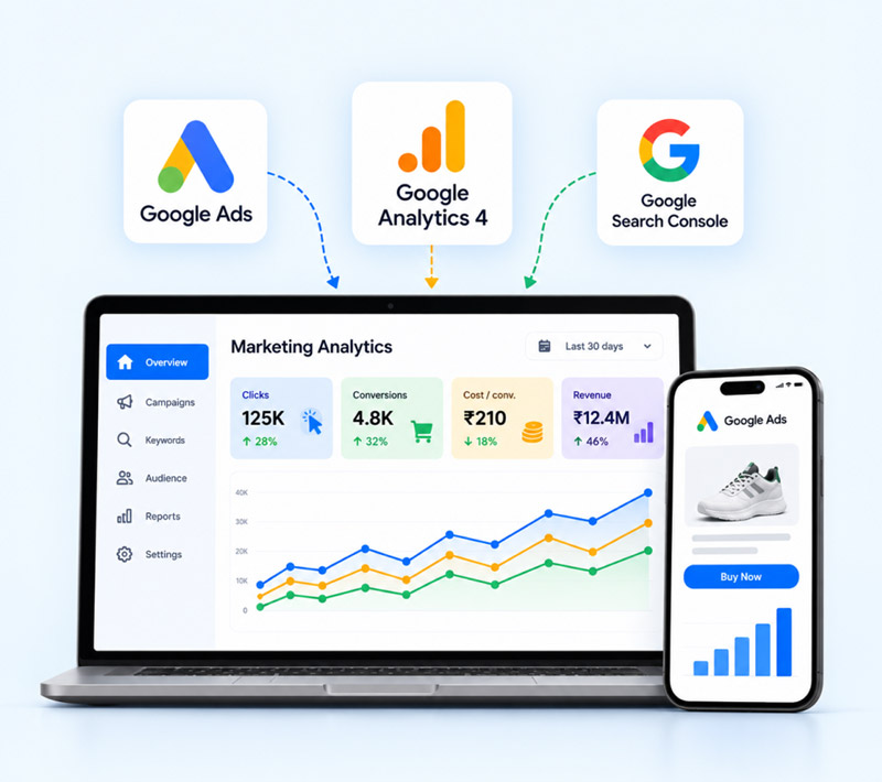 Google Analytics and Google Ads events
