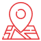 Location maps with nearby infrastructure