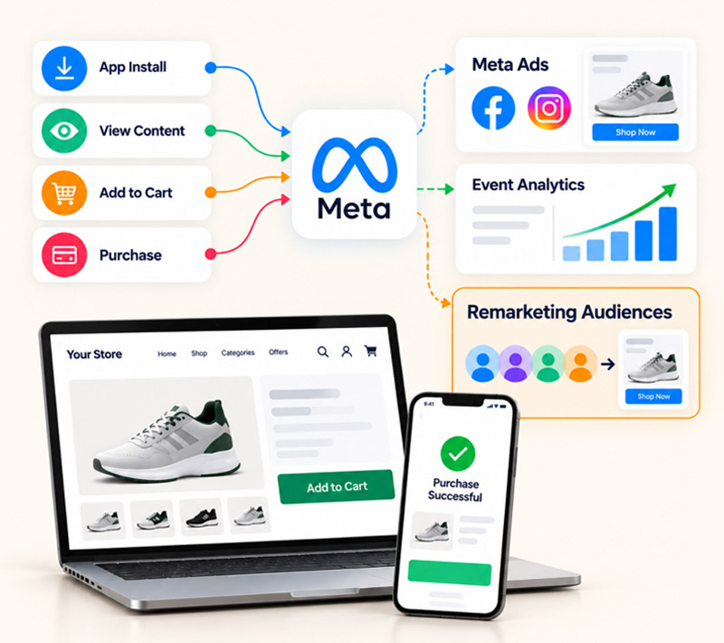Meta event tracking that survives the platform rules