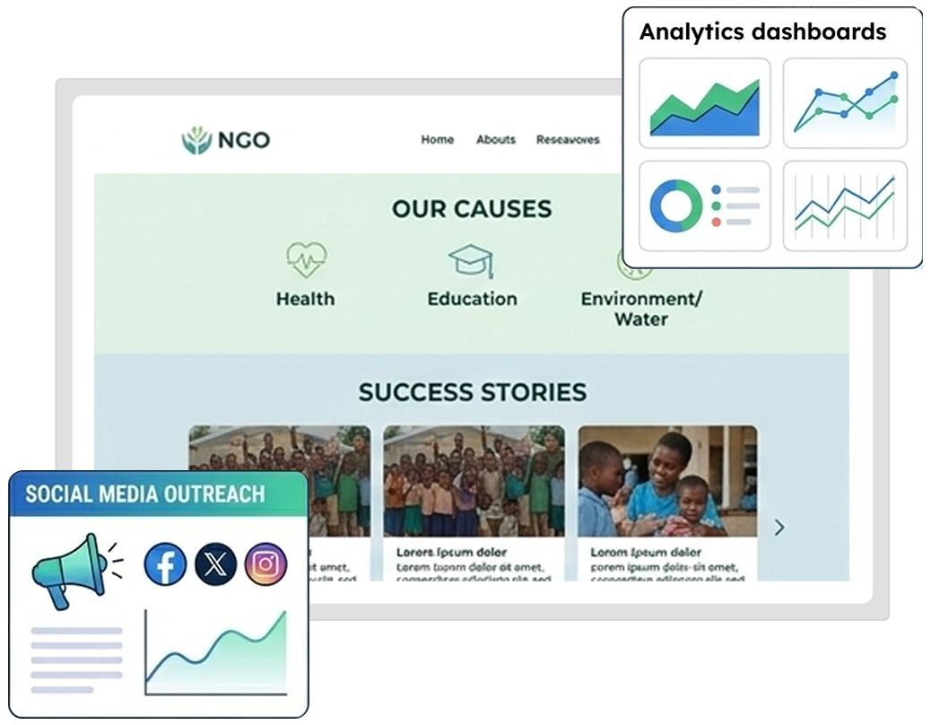 NGO Digital Growth & Community Engagement