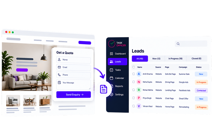 Website storefront preview