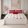 Crimson Vine Pure Cotton Super King Size Bedsheet