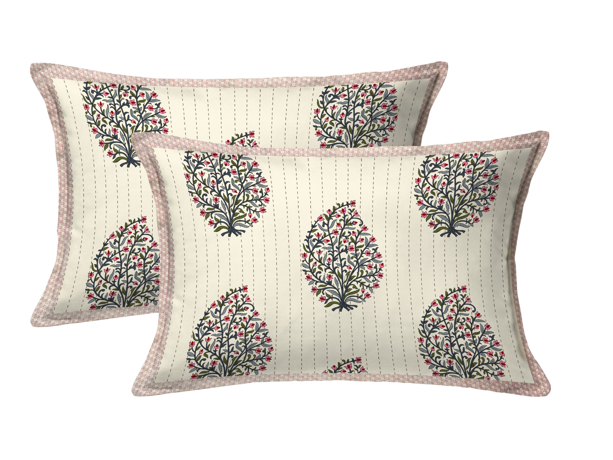 Heritage Tree Pure Cotton Super King Size Bedsheet