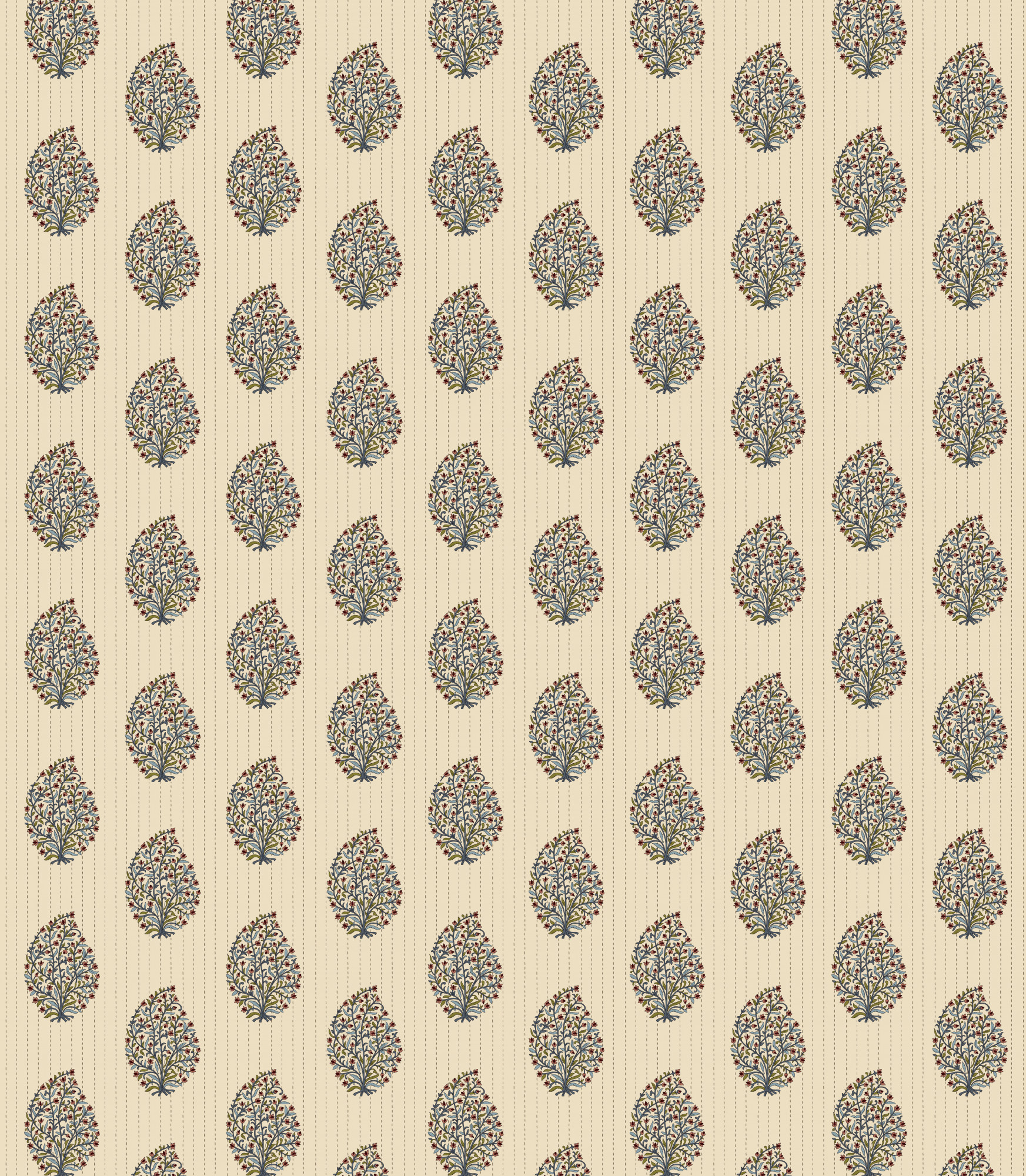 Heritage Tree Pure Cotton Super King Size Bedsheet