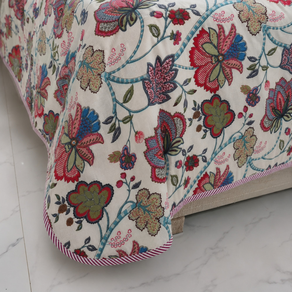 Image of Rangrez Pure Cotton Reversible Dohar | Single Bed 60 x 90 inches
