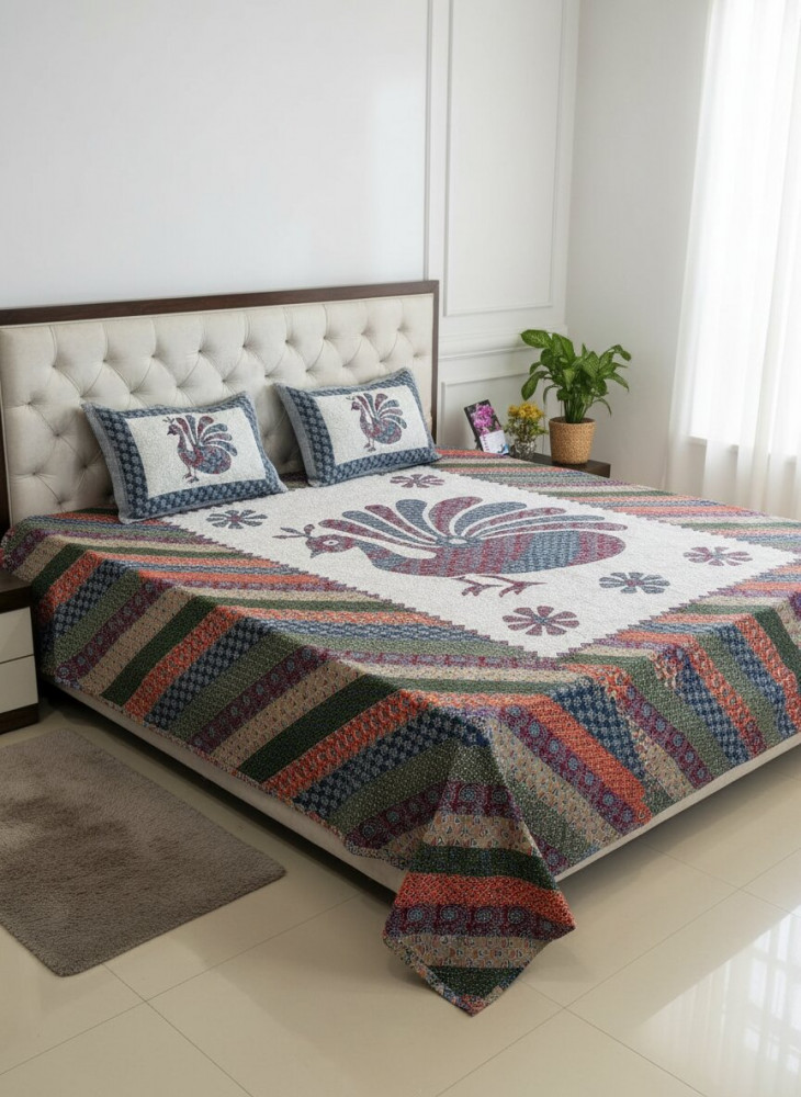 Image of Morbagh Barmeri  King Size Bedsheet