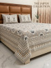 Mughal Palm Pure Cotton Super King Size Bedsheet