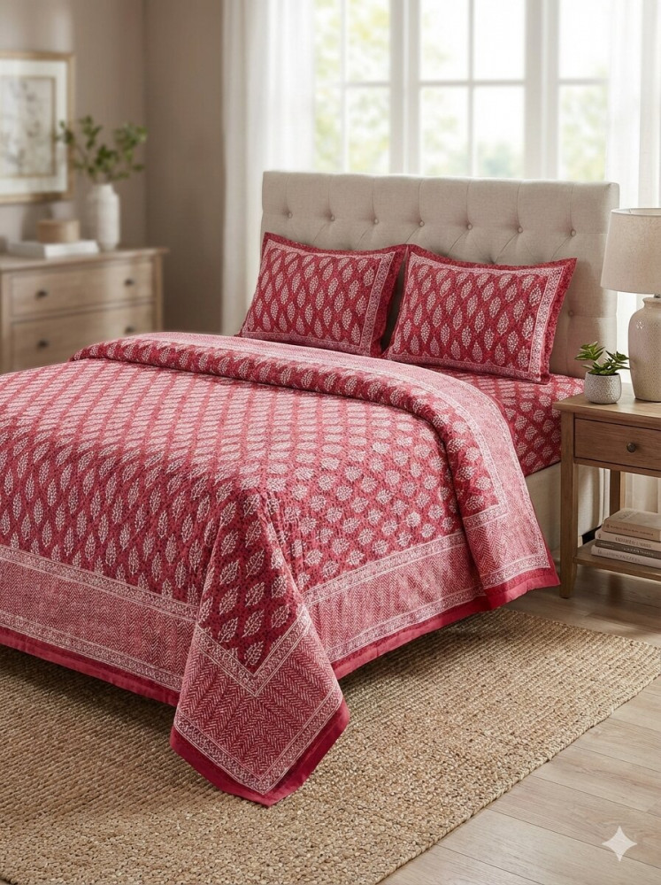 Image of Rose Buta King Size Bedsheet