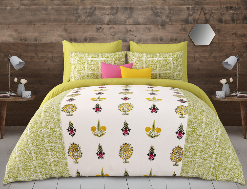 Image of Vatika Pure Cotton Super King Size Bedsheet