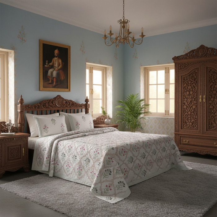 Double Size Comforter - Quilted Bedspread