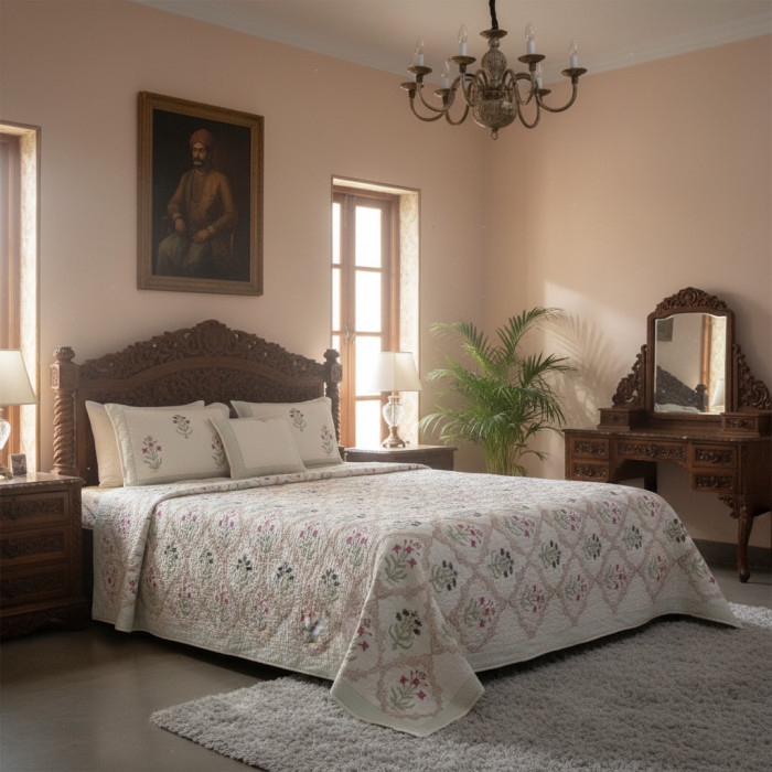 King Size Comforter - Quilted Bedspread