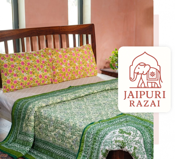 Welcome to Jaipuri Razai where tradition meets textile elegance.