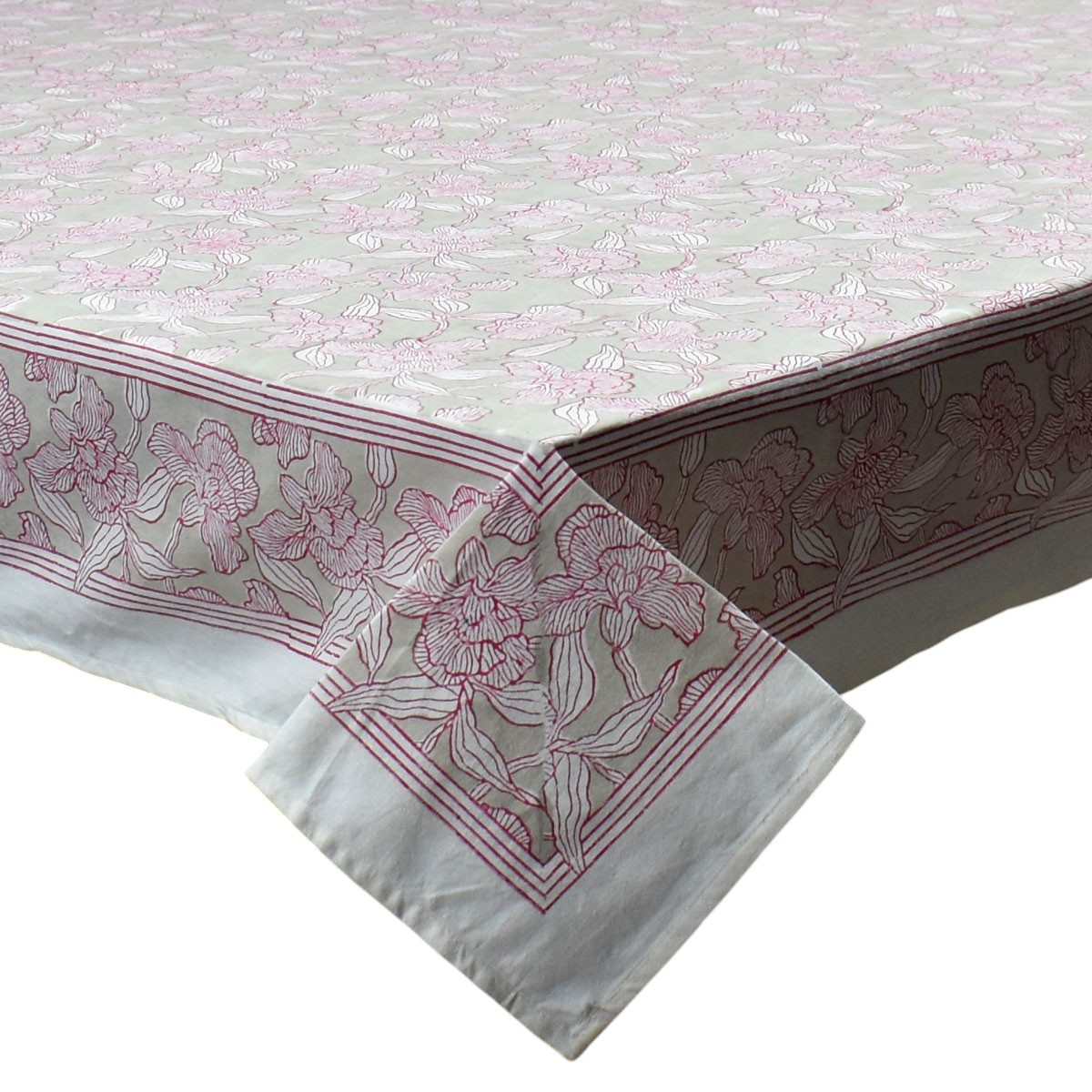 10 Seater Tablecloth 180x270 cms   Orchid Beige 250503