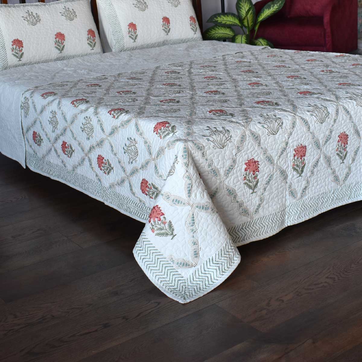 Quilted Bedspread Queen Size  202423