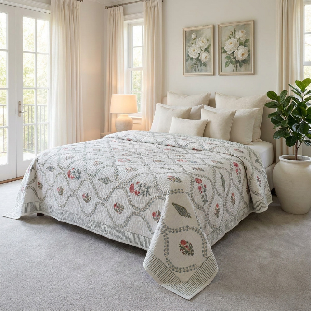Image of Quilted Bedspread Queen Size | 202425