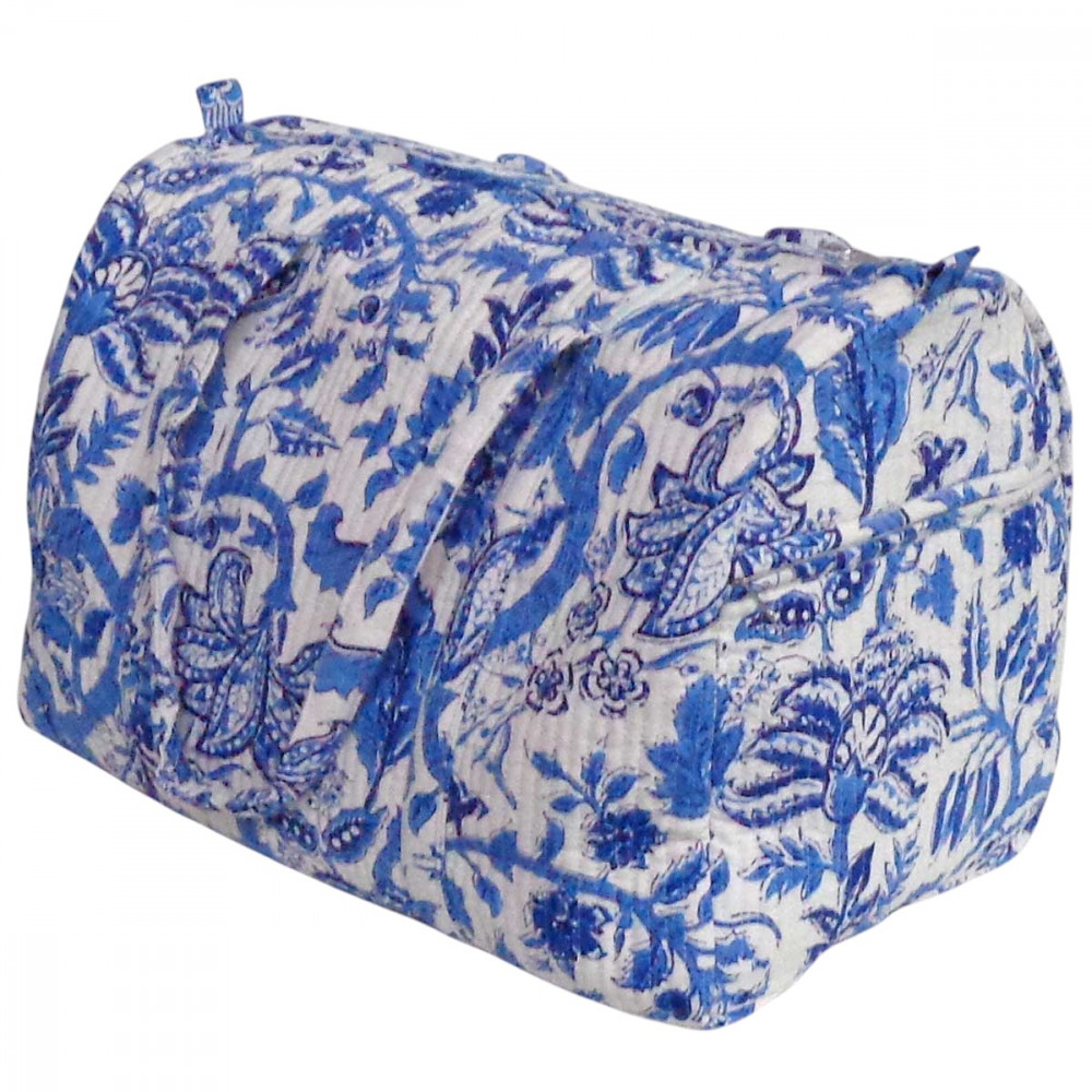 Image of Weekender Bag | Anarkali Blue Open 106795