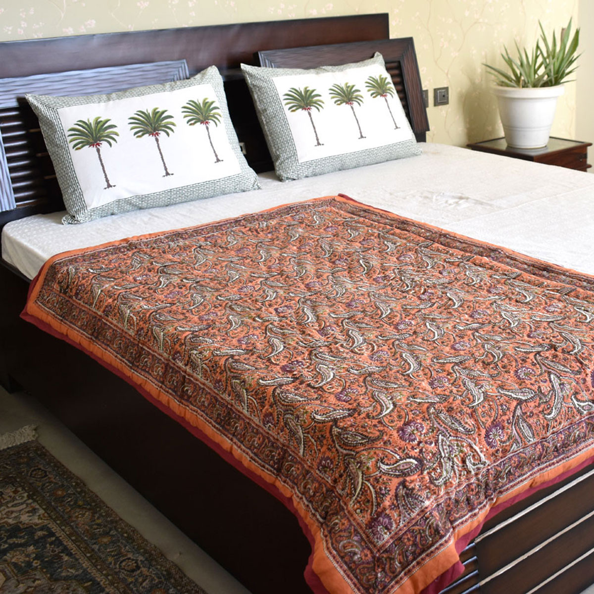 Hand Block Printed Baby Quilt Jaipur Razai  202211