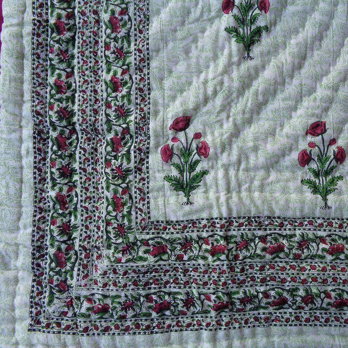 Hand Block Printed Baby Quilt Jaipur Razai 202218