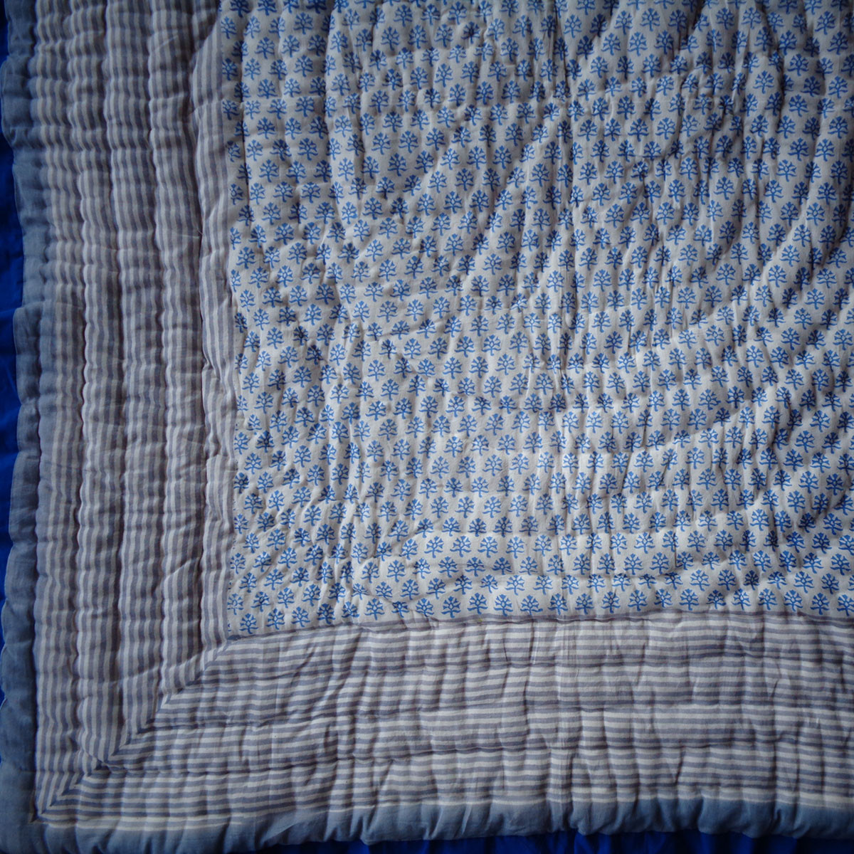 Hand Block Printed Baby Quilt Jaipur Razai Shehnaaz Boota 206961