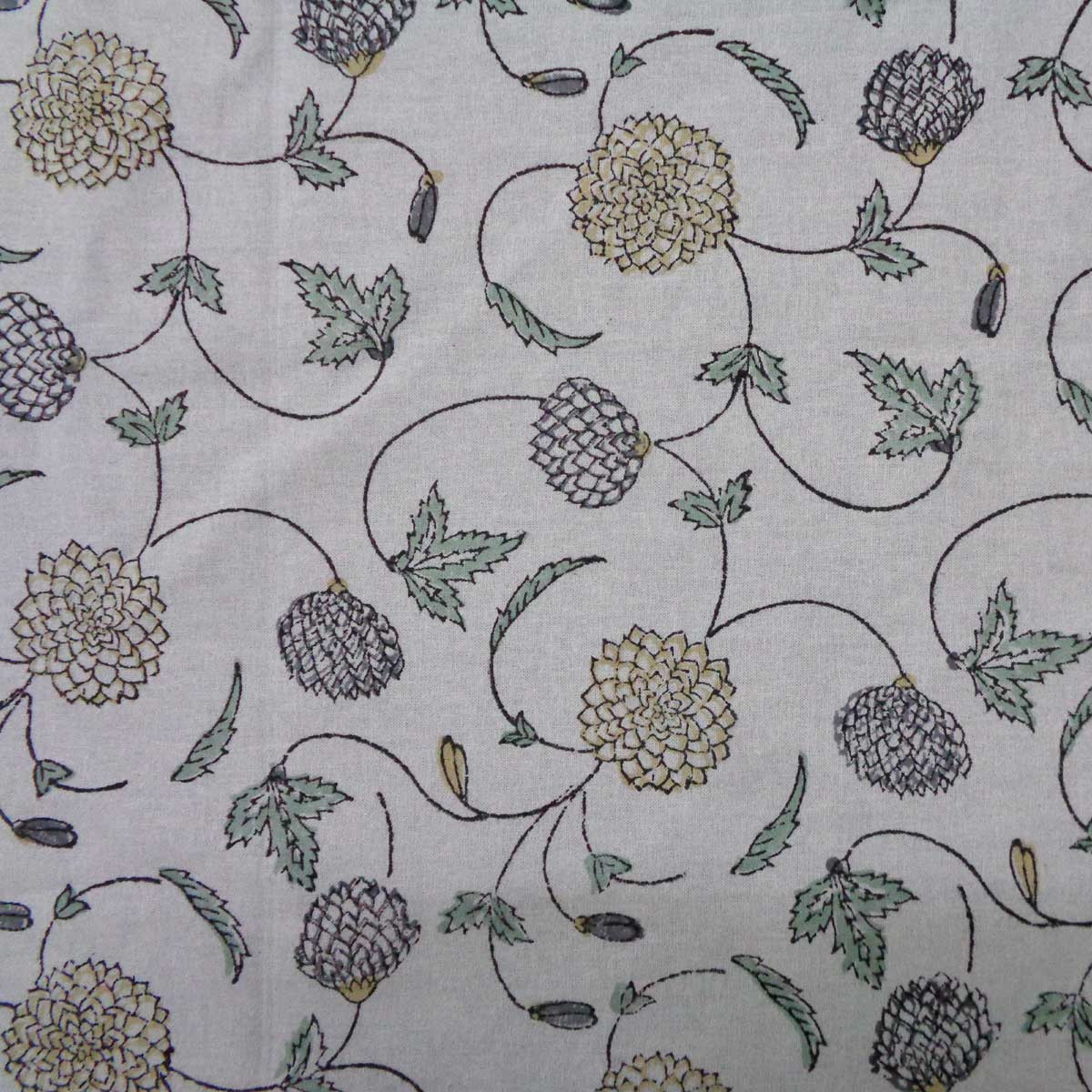 Hand Block Printed Cotton Tablecloth 150x220 cms   504782