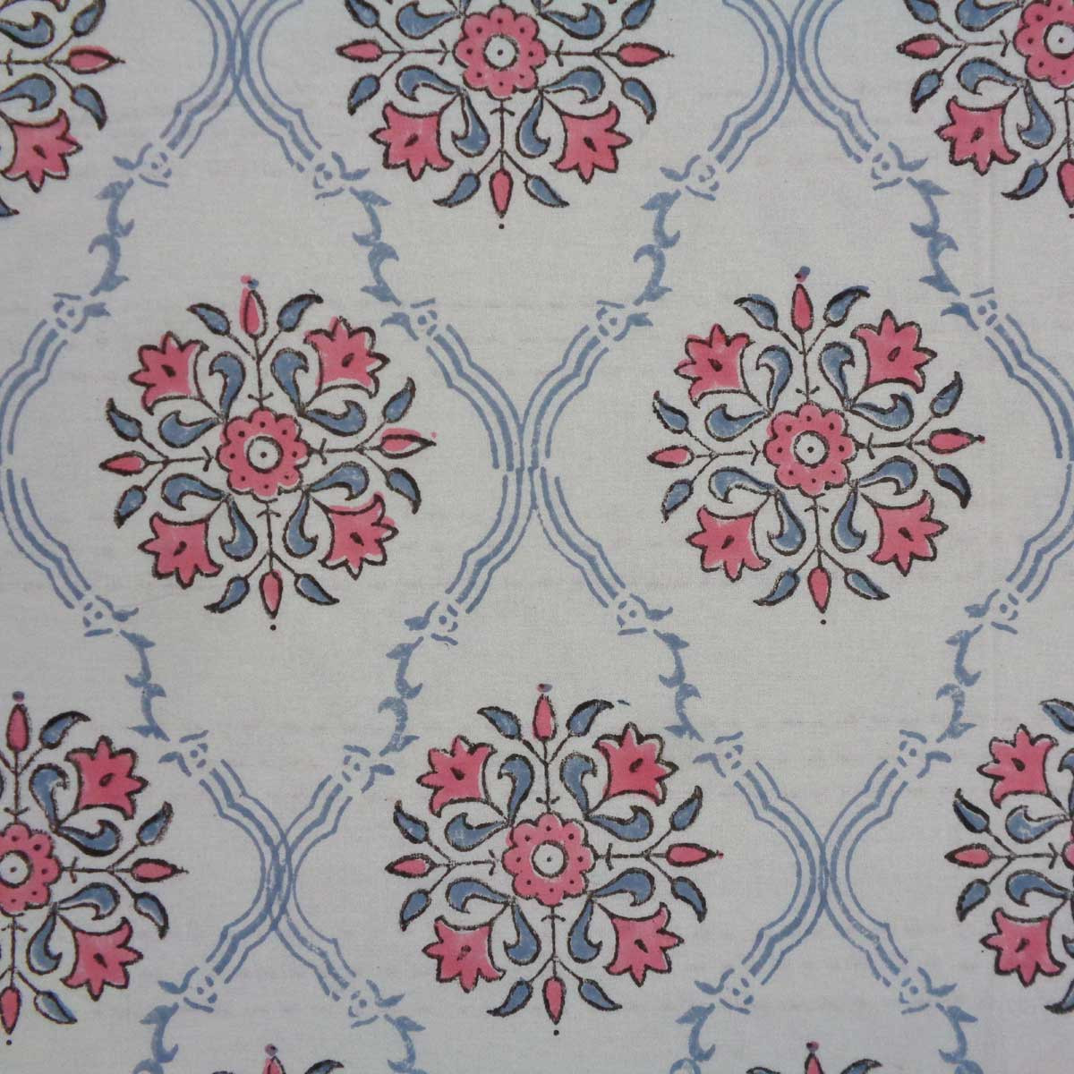 Hand Block Printed Cotton Tablecloth 150x220 cms  504754