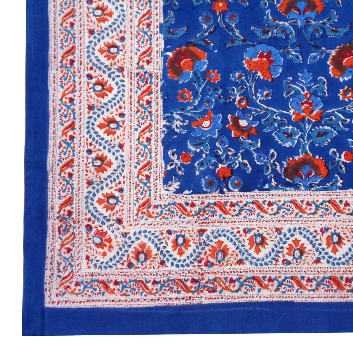 Hand Block Printed Cotton Tablecloth 150x220 cms 705315