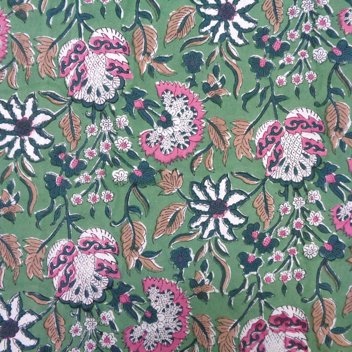 Hand Block Printed Cotton Tablecloth 150x220 cms 705335