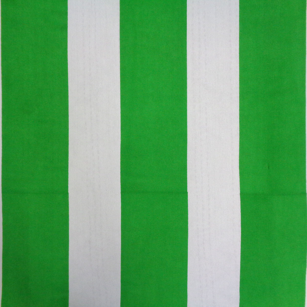 Hand Block Printed Cotton Tablecloth 150x220 cms  Big Stripe Green 205492