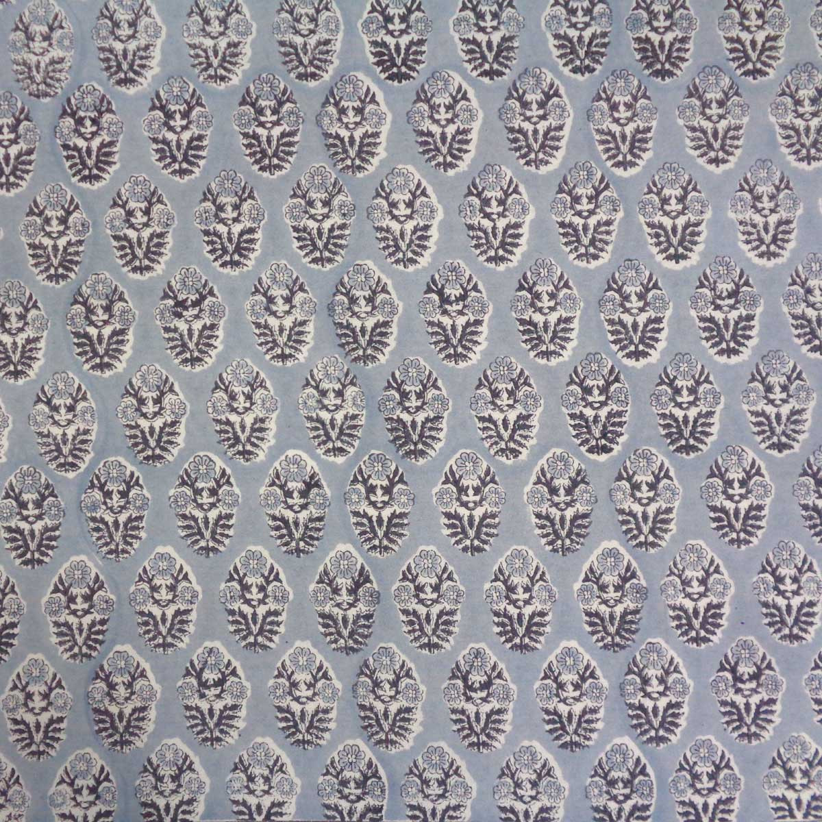 Hand Block Printed Cotton Tablecloth 150x220 cms Boota Starlight Gud 208645