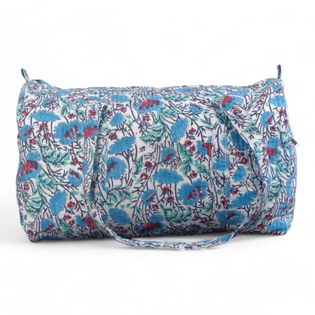 Weekender Bag   Bush Flower Blue Open 104855