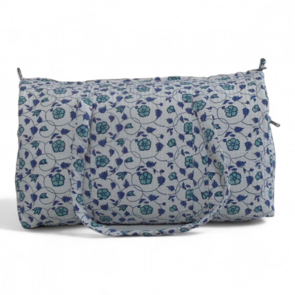 Image of Weekender Bag | Floral Kali Blue 203903