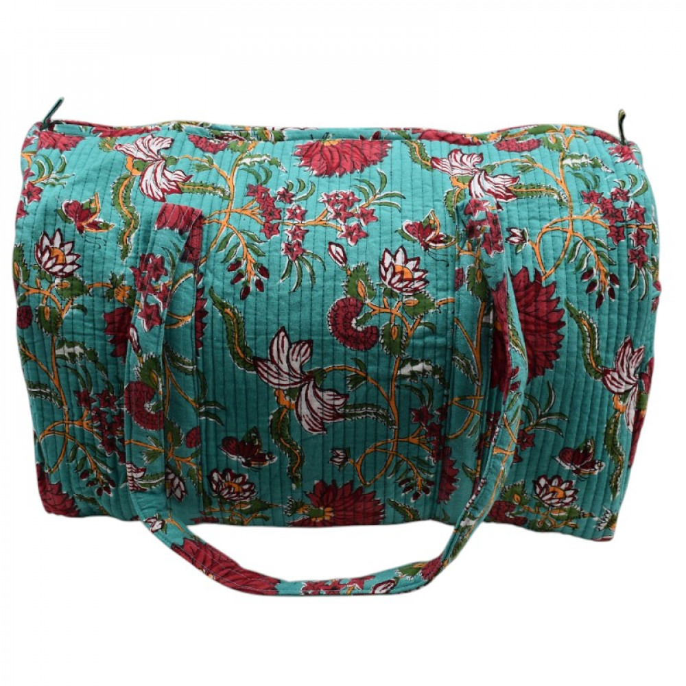 Image of Weekender Bag | Flower Blossom Jade Gud 104415