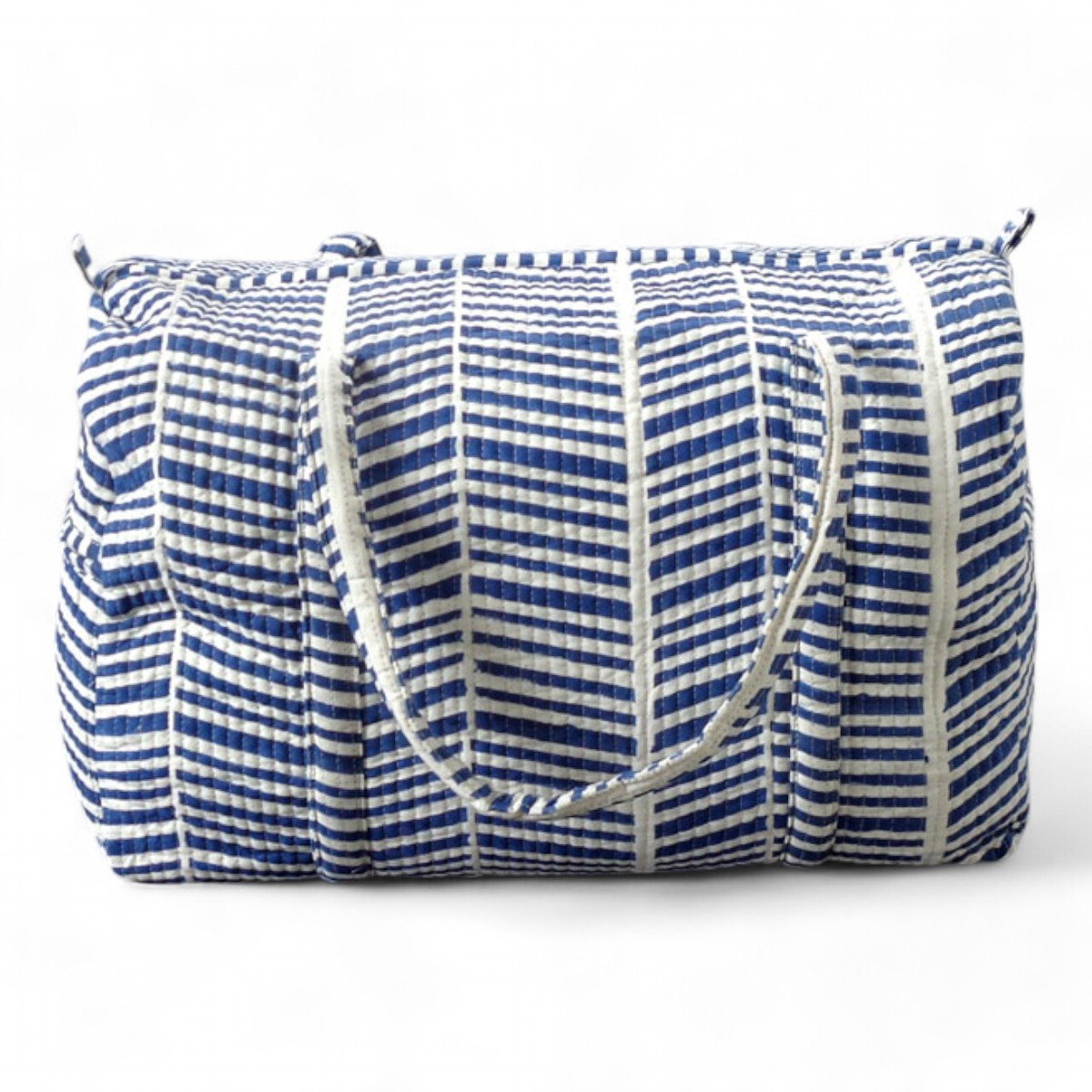 Weekender Bag  Herringbone Blue 100468