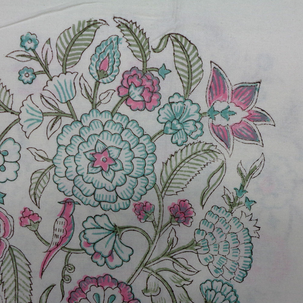 Wood Block Printed Handmade Tablecloth 150x220 cms  900105