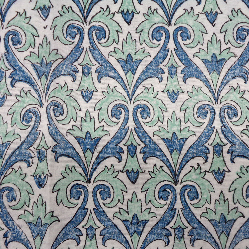 Wood Block Printed Handmade Tablecloth 150x220 cms  909601