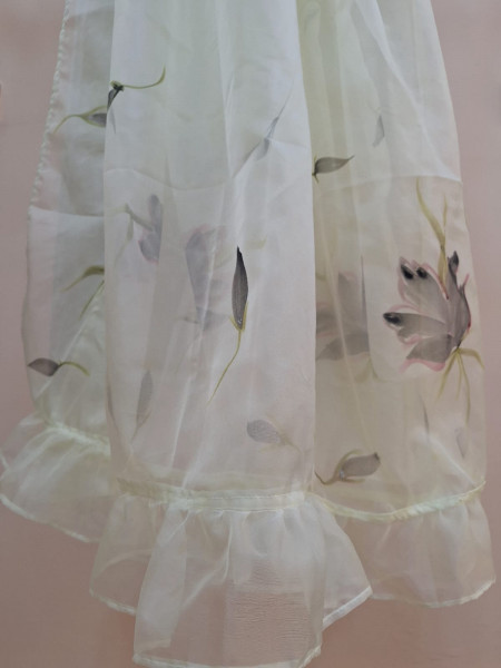 WHITE HANDPAINTED SUIT SET